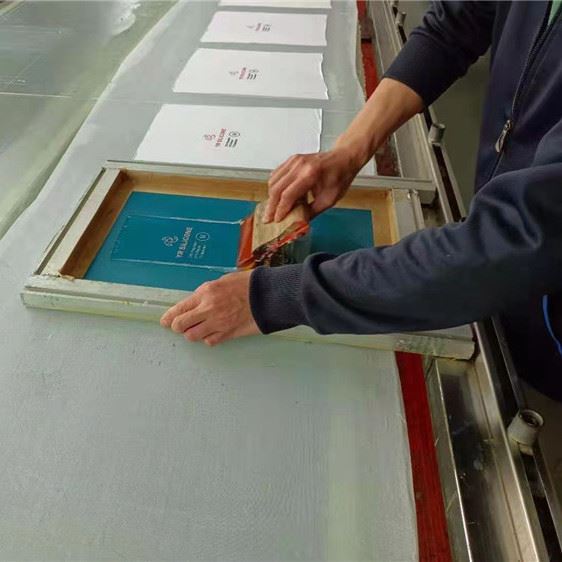 Inkt voor zeefdruk op stof
